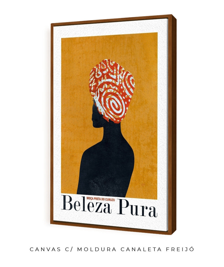 Quadro Decorativo Beleza Pura Amarelo