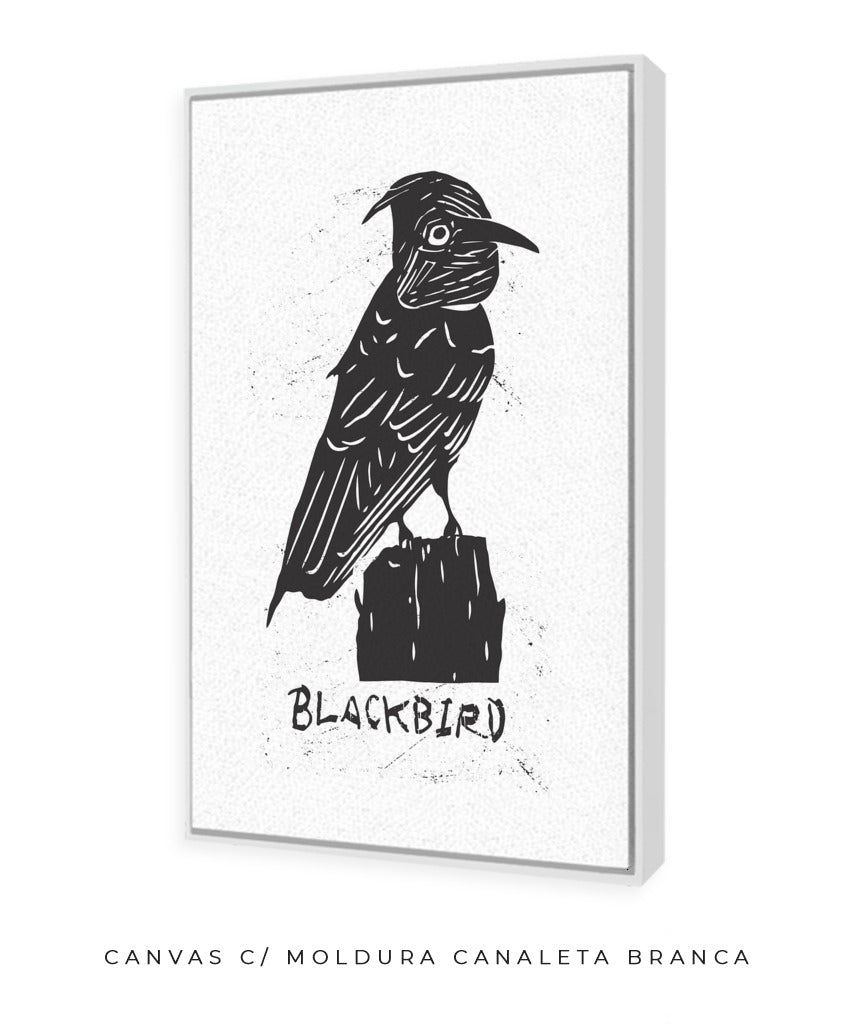 Quadro Decorativo Black Bird