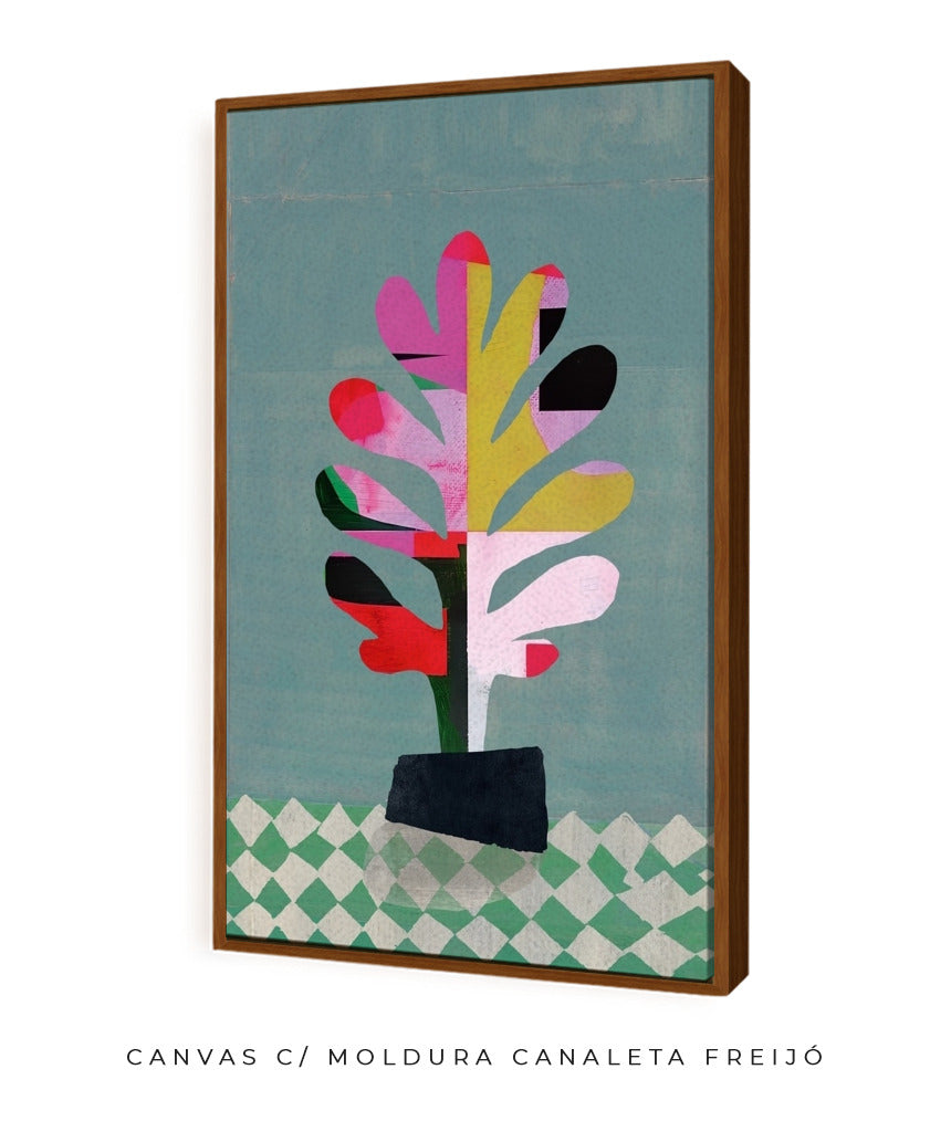 Quadro Decorativo Planta Color 1