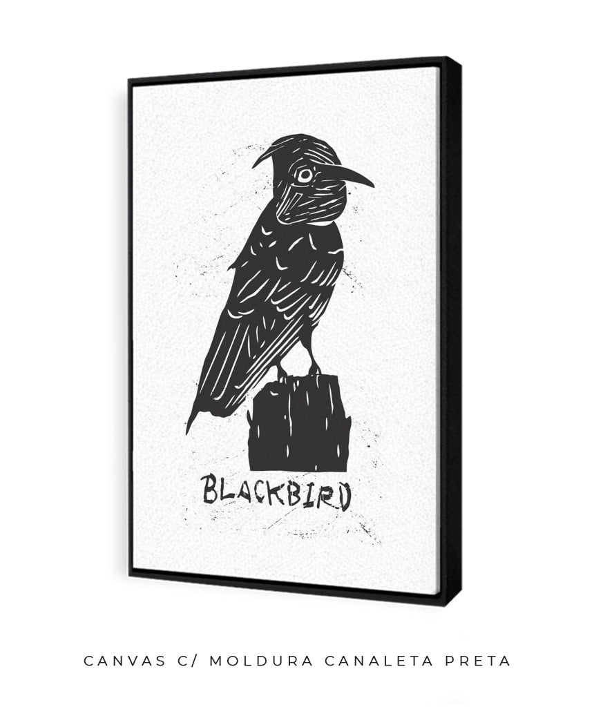 Quadro Decorativo Black Bird