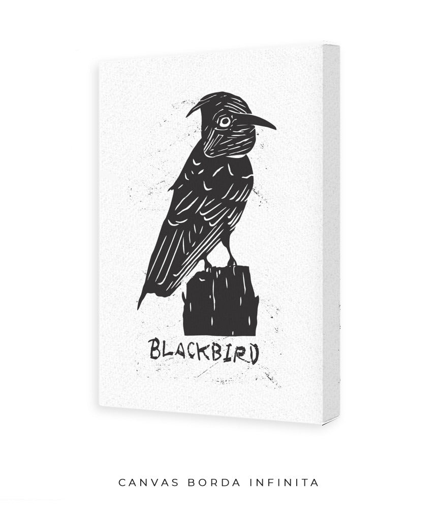 Quadro Decorativo Black Bird