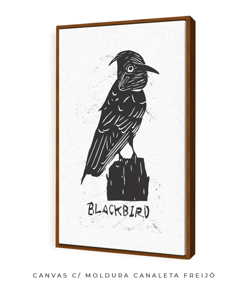 Quadro Decorativo Black Bird