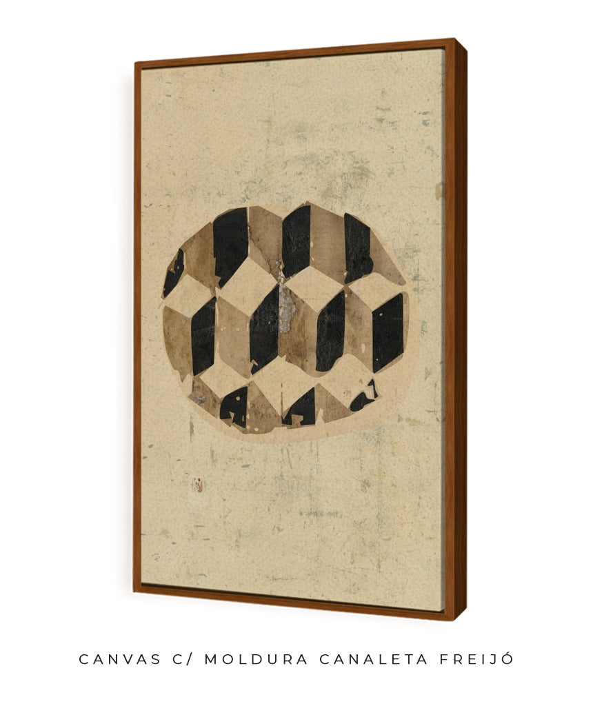 Quadro Decorativo Geometria Primitiva