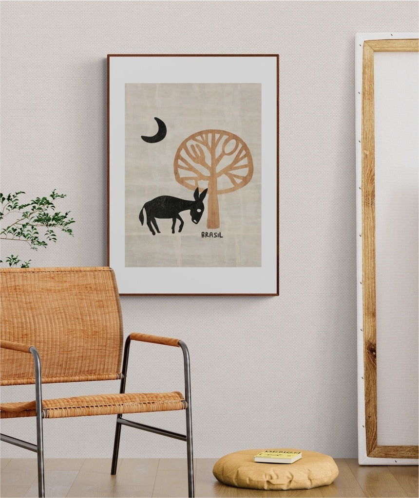 Quadro Decorativo Burro