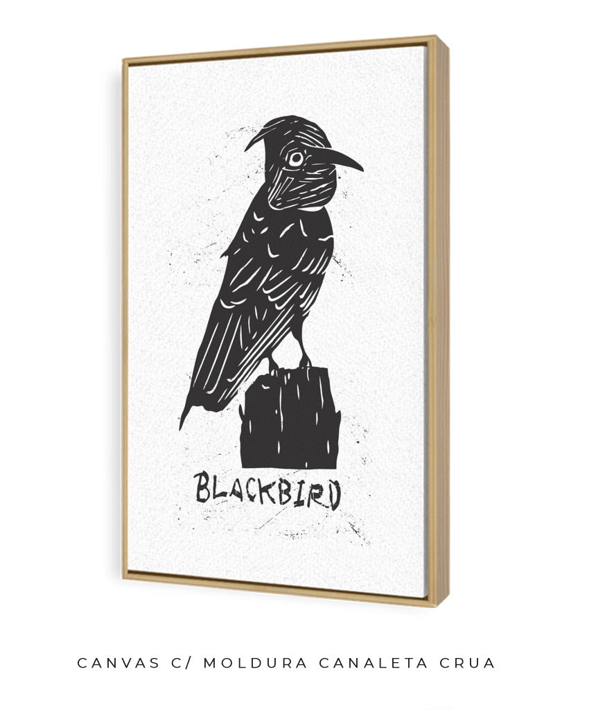 Quadro Decorativo Black Bird