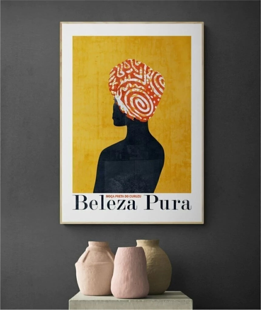 Quadro Decorativo Beleza Pura Amarelo