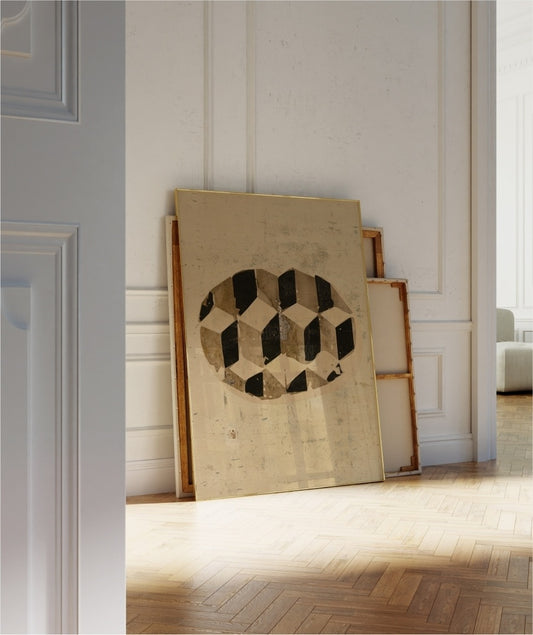 Quadro Decorativo Geometria Primitiva